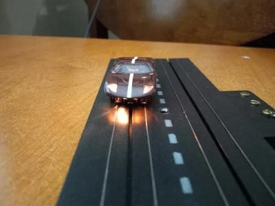 Lanzallamas vintage Aurora T-Jet GT marrón #1494 con neumáticos nuevos  Foto 1 de 4