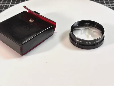 Marumi SL 6X-Cross Filter; fits 49mm thread; with protective case; Excellent - Image 1 of 4