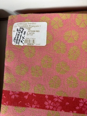 Le Jacquard Français "Boheme" Napkin Intense Red 21x21, France - Image 1 of 4