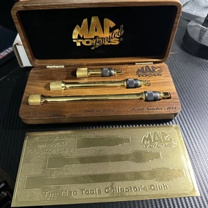 NEW! MAC TOOLS 24K Gold PLATED COLLECTORS 2001 Serial# 1071 With Original Box. - Picture 1 of 7