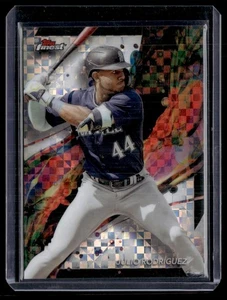 JULIO RODRIGUEZ 2023 TOPPS FINEST COMMON CHECKERBOARD SEATTLE MARINERS #48 - Picture 1 of 2