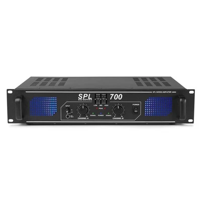 Skytec SPL 700 Power Amplifier - 700W DJ Stereo PA System Home Audio - Image 1 of 4