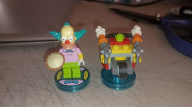 USED 100% LEGO&reg; Dimensions set 71227: Fun Pack Krusty & Clown Bike