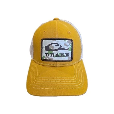 Drake Waterfowl Old School Camo Patch 2.0 Mesh Back Cap Bronze Color NWT (D1) - Image 1 of 4