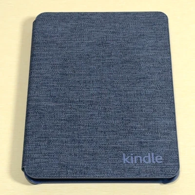 Amazon Kindle 11th Generation Case - Thin - Demnim Blue - Foldable Fabric Cover - Image 1 of 4