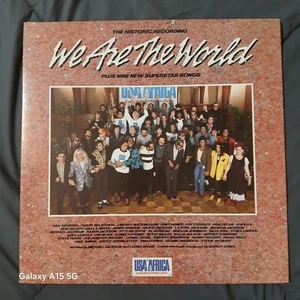 USA For Africa We Are The World LP 1985 Vinyl Album EX Michael Jackson All Stars - Picture 1 of 17