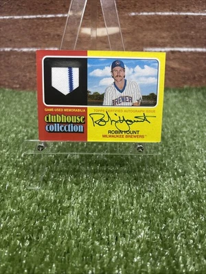 Reliquia automática Topps Heritage High Number Robin Yount #CCAR-RY 2024 Clubhouse 1/25 Foto 1 de 4