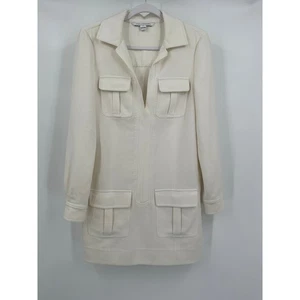 Vestido recto Diane von Furstenberg para mujer talla 8 Old Money Uptown minimalista elegante - Imagen 1 de 9