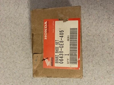 Genuine Honda Aero 50 Elite 50sr Drum Brake Shoe Kit Rear Pads  06430-GE8-405 - Image 1 of 4