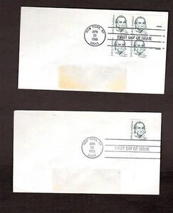 2 FDC First Day Envelope # 1863 ~ 22 cent John J. Audubon 1985 - Picture 1 of 1