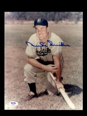 Duke Snider PSA DNA Signed  8x10 Photo 1 Autograph - Image 1 of 3