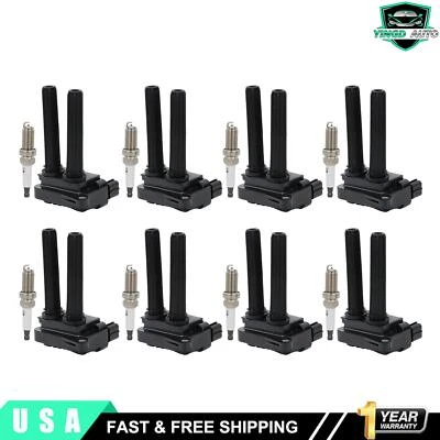 8pcs Ignition Coils Kit for 2012-2014 Chrysler 300 V8 6.4L 2005-2010 V8 6.1L - Image 1 of 4
