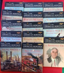 Homeschool 1963 Dell History of the United States Vivid Illustrations 14 Volumes - Picture 1 of 21