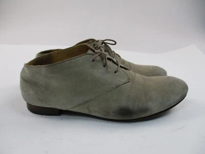 Coclico Suede Lace Heel Bootie Womens Size 39.5 Gray Suede Spain 82605 - Image 1 of 4