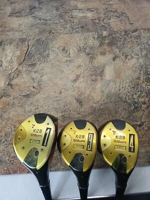 Madera Wilson K-28 #1,3,4 de colección, serie 4300, eje de acero ASTRON PLUS R Flex Foto 1 de 4