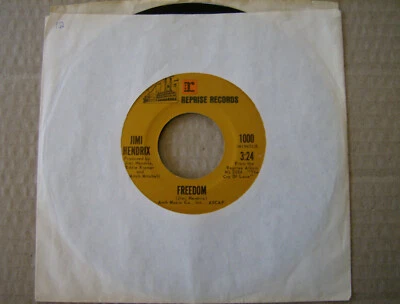 JIMI HENDRIX - FREEDOM B/W ANGEL -  US PRESSING / 45 RPM RECORD - Image 1 of 3