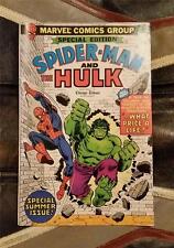 Amazing Spider-Man & The Hulk #nn white pages Chicago Giveaway 1980 VINTAGE RARE