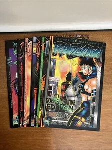 Razor Burn Set 1, 1 Commemorative, 2, 2 Photo, 3, 4, 5 London Night - Picture 1 of 9