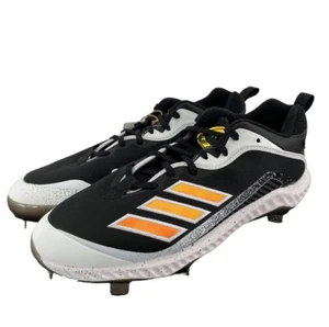 Adidas Icon 6 Bounce ECP EH2378 Ironskin Black Baseball Cleats Metal Size 11.5 - Picture 1 of 12