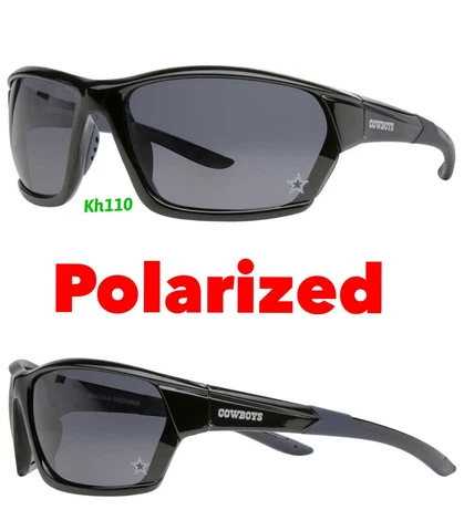 Dallas Cowboys NFL Polarized Wrap Sunglasses UV 400- Full Rim Cover
