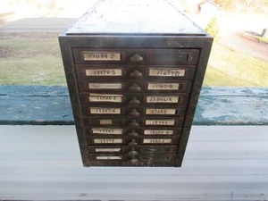 Antique Globe Wernicke Index Card File Cabinet - Picture 1 of 5