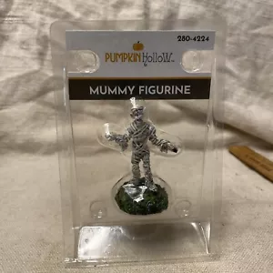 Halloween Village Walking Dead Mummy Figurine Like Lemax Pumpkin Hollow New - Picture 1 of 4