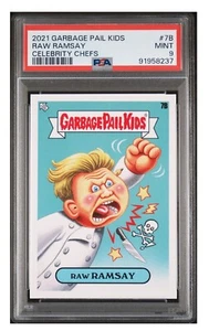 2021 Topps Garbage Pail Kids: Celebrity Chef- Raw Ramsay #7B PSA 9 POP 1 - Picture 1 of 2