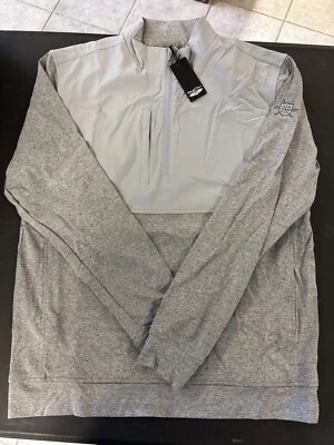 NUEVO CON ETIQUETAS JERSEY HOMBRE RECTO PLUMÓN 1/4 CREMALLERA, TALLA: M, COLOR: GRIS (M20) Foto 1 de 3