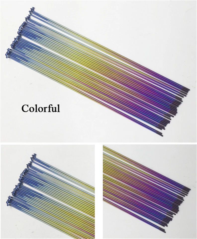 2mm Titanium Alloy MTB Road Bike Wheelgroup Bicycle Spokes 180-300mm - Image 1 of 4