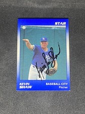 Kevin Shaw 1990 Star Baseball City Royals #22 Auto Autographed Signed MILB Card