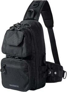 SHIMANO Tough Sling BS-225W Fishing Bag M Size Black - Picture 1 of 6