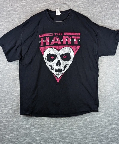 The Hart Foundation T-Shirt Bret Heart Men's 2XL Pro Wrestling Anvil Cover