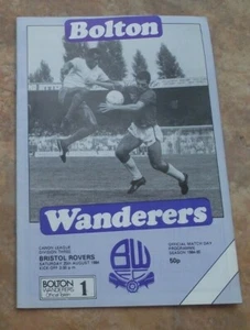 1984-85 Bolton Wanderers v Bristol Rovers - Division Three - Picture 1 of 2