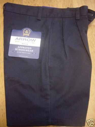 NUEVO CON ETIQUETAS FLECHA AZUL MARINO UNIFORME ESCOLAR NIÑO PANTALONES CORTOS 8 REGULAR Foto 1 de 1