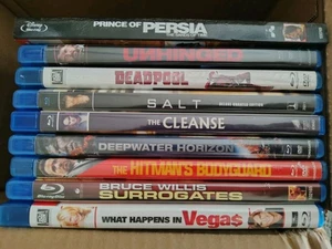 Blu-ray lot bundle new mint discs action comedy hollywood films deadpool cleanse - Picture 1 of 1
