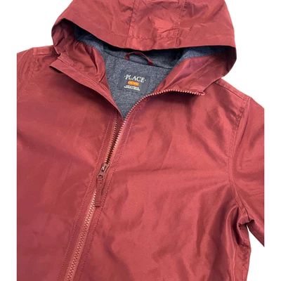 Chaqueta con Capucha Children’s Place Kid L (10/12) Granate Capa Ligera Foto 1 de 4