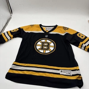 YOUTH DAVID PASTRNAK NHL NEGRO BOSTON BRUINS #88 TALLA L/XL (LEER) - Imagen 1 de 11