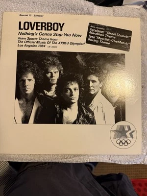 Loverboy Sampler Nothing’s Gonna Stop You Now LP Columbia AS 1878 - Image 1 of 4