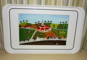 VILLEROY & BOCH Melamine Serving Tray. Naif Wedding Party Made in Italy 18 3/4 " - Picture 1 of 4