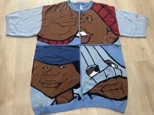 Platinum Fubu Fat Albert Pullover Sweater sz XXL Rich Colors Excellent Condition - Picture 1 of 9