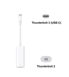 Adapter Apple MMEL2AM/A Thunderbolt 3 USB-C na Thunderbolt 2 A1790 - Zdjęcie 1 z 4