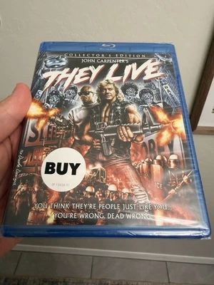 They Live (Shout Collector's Edition, Blu-ray, 1988) *New/Sealed* No Slipcover - Image 1 of 4