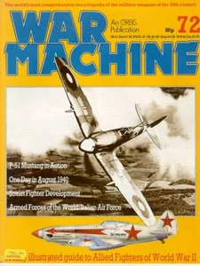 WAR MACHINE 72 WW2 ALLIED FIGHTERS P-51 LA-5 TEMPEST YAK P-40 P-47 SPITFIRE D520 - Picture 1 of 3