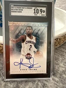 🔥🔥2012 Past & Present Kyrie Irving RC On-Card Auto Modern Marks #36 GM...