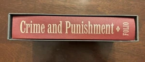 CRIME AND PUNISHMENT Fyodor Dostoyevsky Folio Society Hardcover in Slipcase 1997 - Picture 1 of 17
