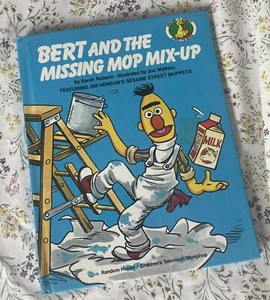Bert and the Missing Mop Mix Up Sesame Street Start to Read HC 80s Random House - Picture 1 of 9