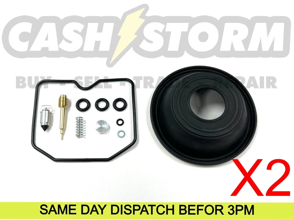 2 x Kit de reparación de diafragma de carburador Triumph Speedmaster 865 05-07 Foto 1 de 1