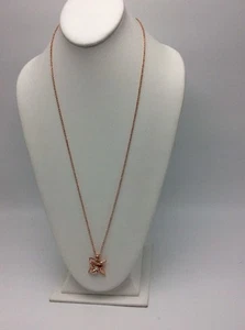 $69 Ted Baker Rose Gold Tone Enamel Breeze Necklace TB 26 - Picture 1 of 5
