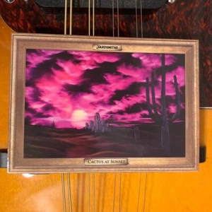 Bob Ross Collectable Card #43 Cactus at Sunset 2023 Cardsmiths - Picture 1 of 2
