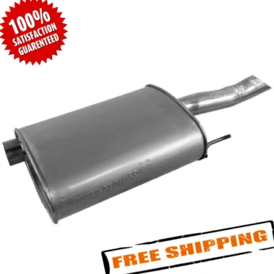 Walker Exhaust 21558 Quiet-Flow Stainless Steel Oval Aluminized Exhaust Muffler - Image 1 of 4